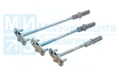 Держатель проводника круглого 8-10 мм для фасада 160 мм оцинкованный