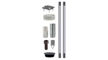 Комплект заземления оцинкованный 3 метра (d=16 мм х 1,5 метра)