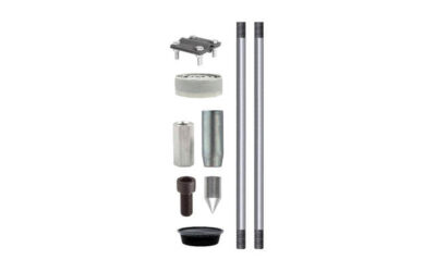 Комплект заземления оцинкованный 3 метра (d=16 мм х 1,5 метра)