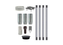 Комплект заземления оцинкованный 6 метров (d=16 мм х 1,5 метра)