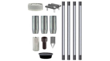 Комплект заземления оцинкованный 6 метров (d=16 мм х 1,5 метра)