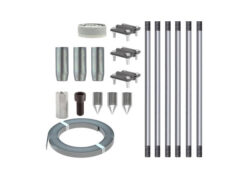 Комплект заземления для газового котла оцинкованный 3 очага х 3 метра