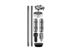 Комплект заземления из нержавеющей стали 3 метра (d=14 мм х 1,5 метра)