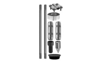 Комплект заземления из нержавеющей стали 3 метра (d=14 мм х 1,5 метра)