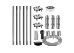 Комплект заземления для газового котла нержавеющий 3 очага х 3 метра