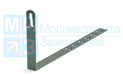 Держатель проводника круглого 6-10 мм  для черепичной кровли оцинкованный