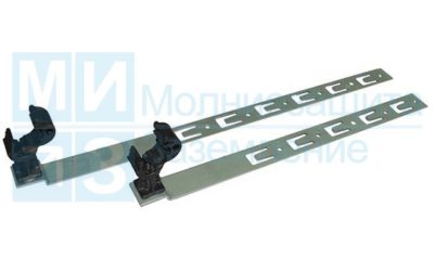 Держатель проводника круглого 8-10 мм  для черепичной кровли 330 мм оцинкованный