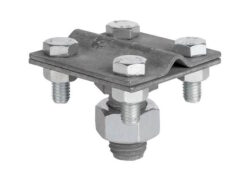 Зажим соединительный с резьбой М16, оцинк.