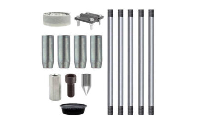 Комплект заземления оцинкованный 7,5 метров (d=16 мм х 1,5 метра)